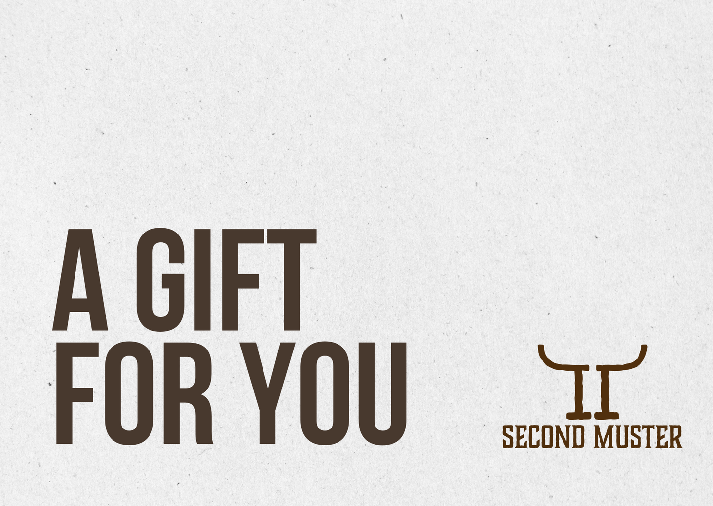 Second Muster Gift Card