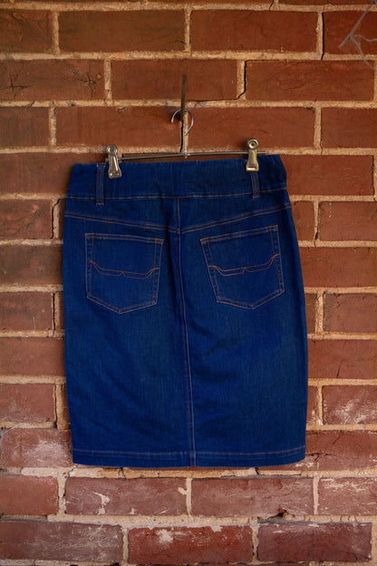 RM Williams Epping Denim Skirt - Ladies 10