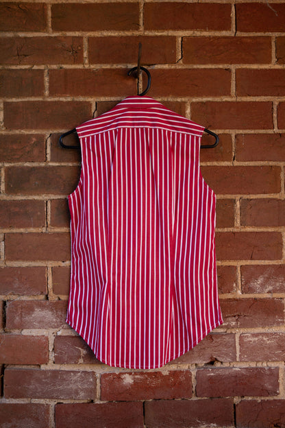 Ralph Lauren - Sleeveless Full-Button Shirt - Ladies 6