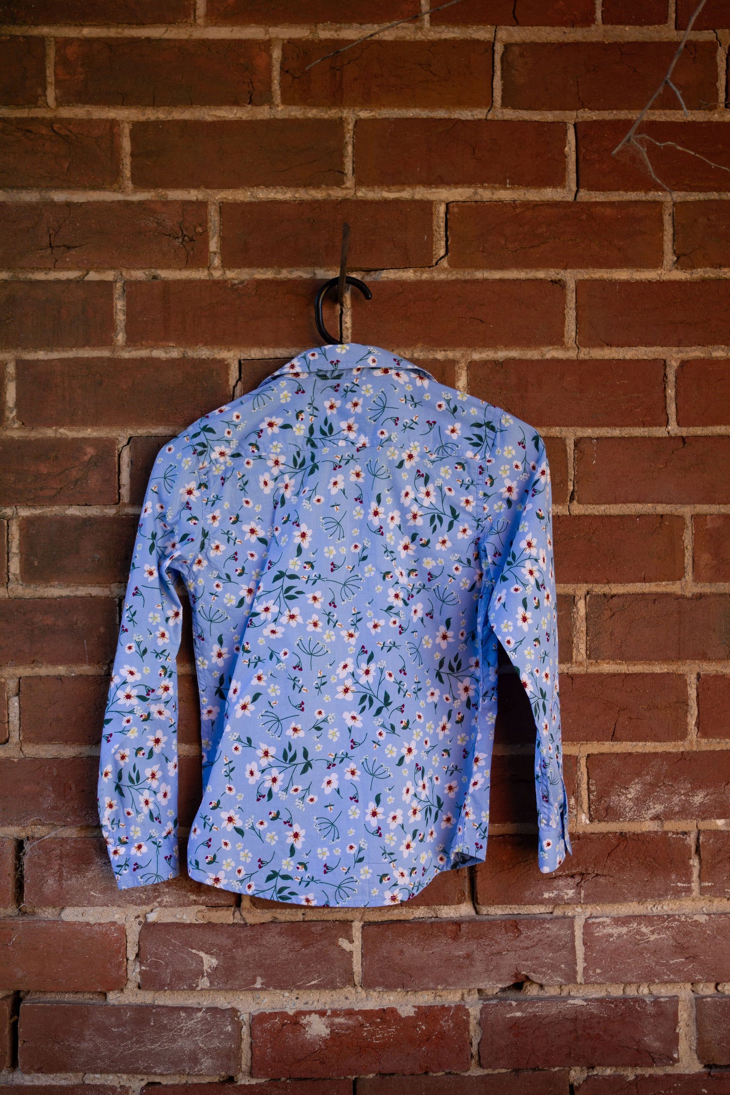 Just Country Harper Shirt - Long Sleeved 3/4 Button - Kids Medium
