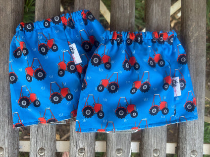 Sock Savers - farm/tractors (handmade - brand new)