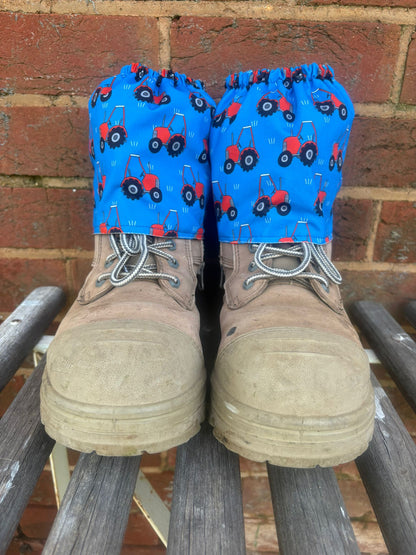 Sock Savers - farm/tractors (handmade - brand new)