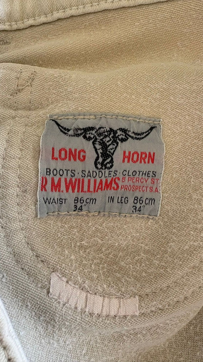 Vintage RM Williams - Moleskins - Men's 34"