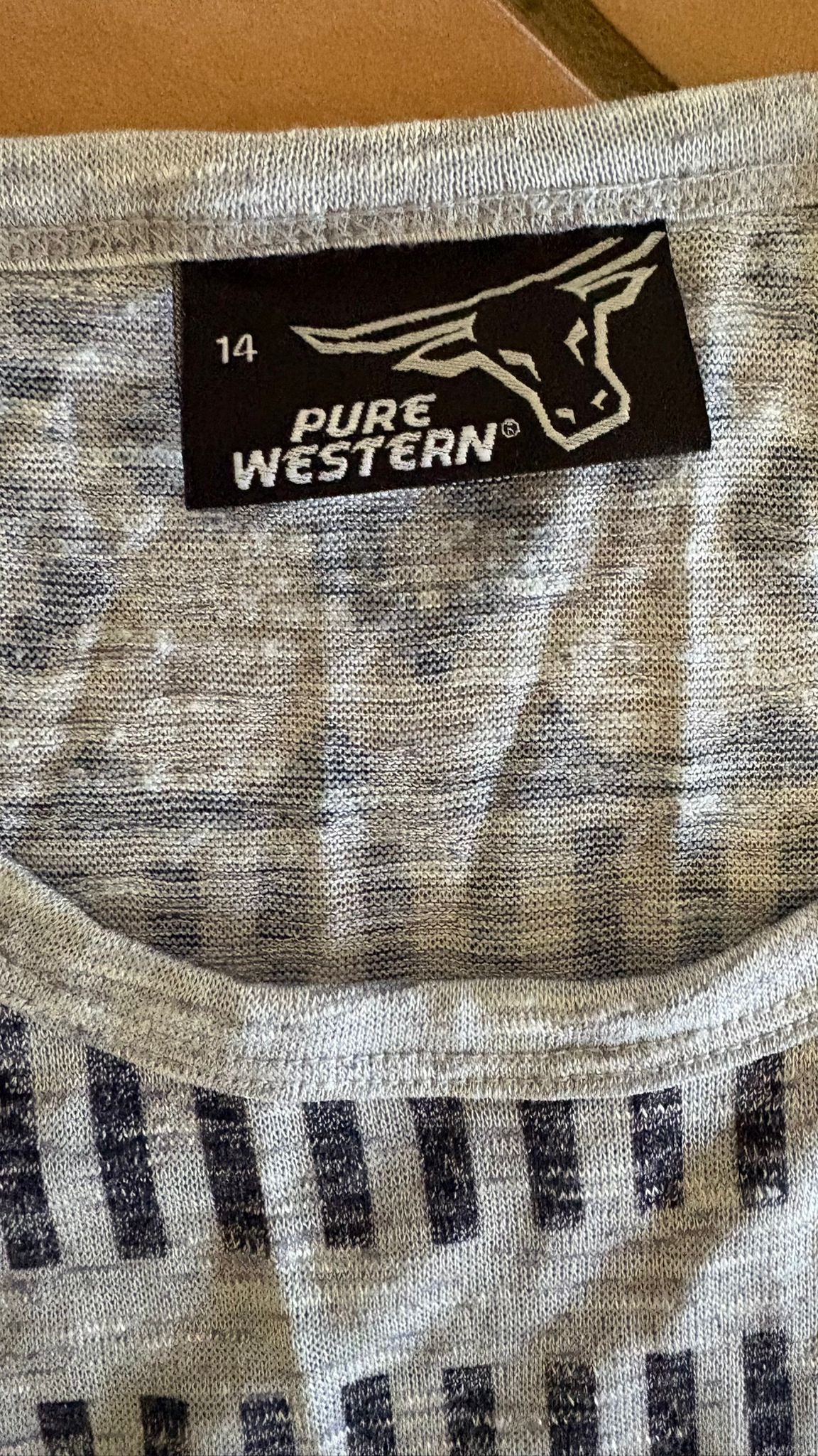 Pure Western Long-Sleeve Top - Ladies 14